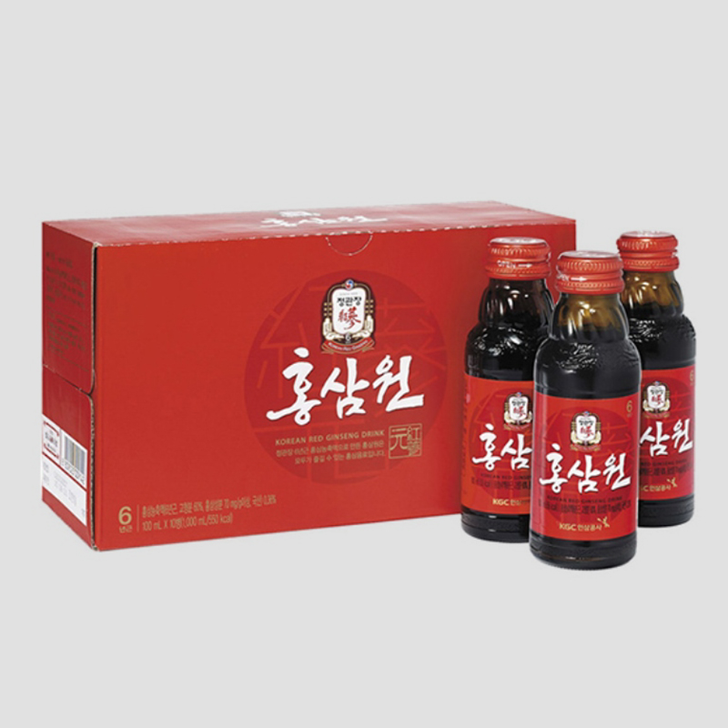 Nước Tăng Lực Hồng Sâm Won (100ml * 10 chai) - Ảnh 4