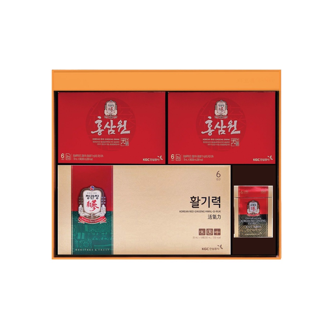 Hộp quà xuân cao cấp KGC Cheong Kwan Jang Lộc Vượng Tài sét 4 món - Ảnh 2
