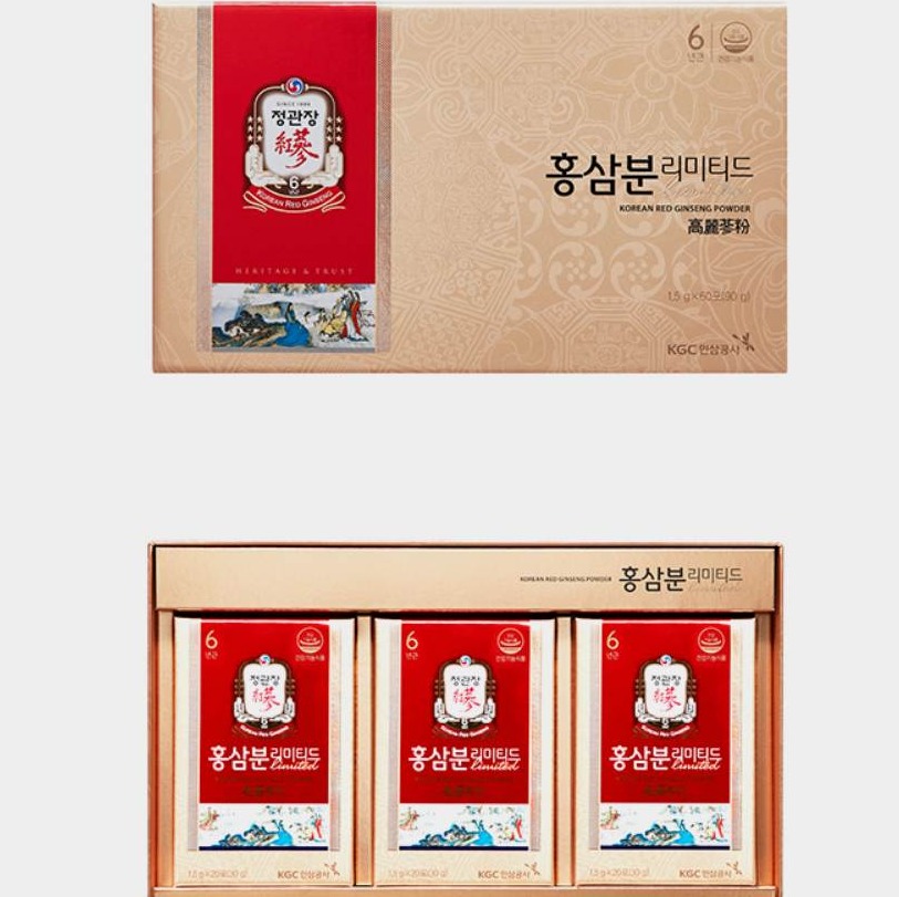 Bột Hồng Sâm Dạng Gói KRG Powder Limited (60 gói) - Ảnh 4
