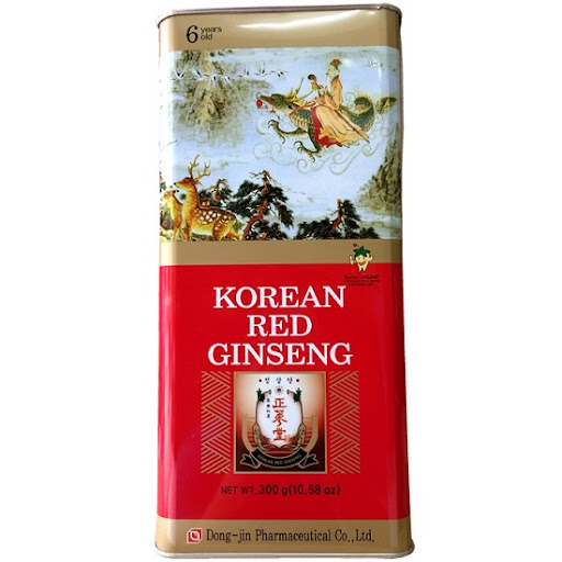 Hồng sâm tẩm mật ong hộp thiếc 300g
