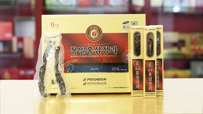 Sâm Tẩm Mật Ong nguyên củ Pocheon 300g - Ảnh 2