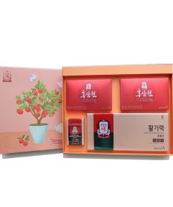 Hộp quà xuân cao cấp KGC Cheong Kwan Jang Lộc Vượng Tài sét 4 món