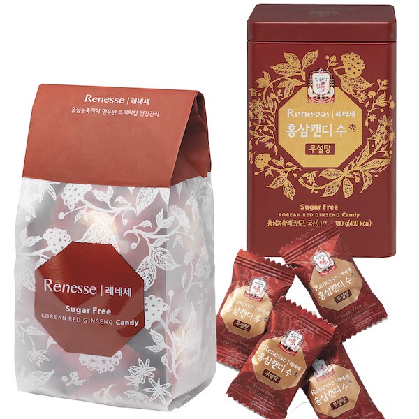 Kẹo Hồng Sâm KRG Candy 180g - kẹo sâm không đường Cheong Kwan jang