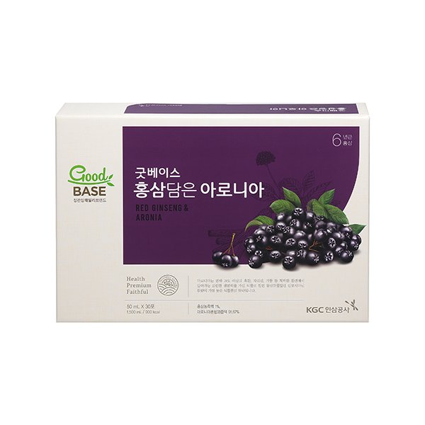 Nước Hồng Sâm Goodbase Aronia (30 gói) - nước hồng sâm nguyên chất - Ảnh 4