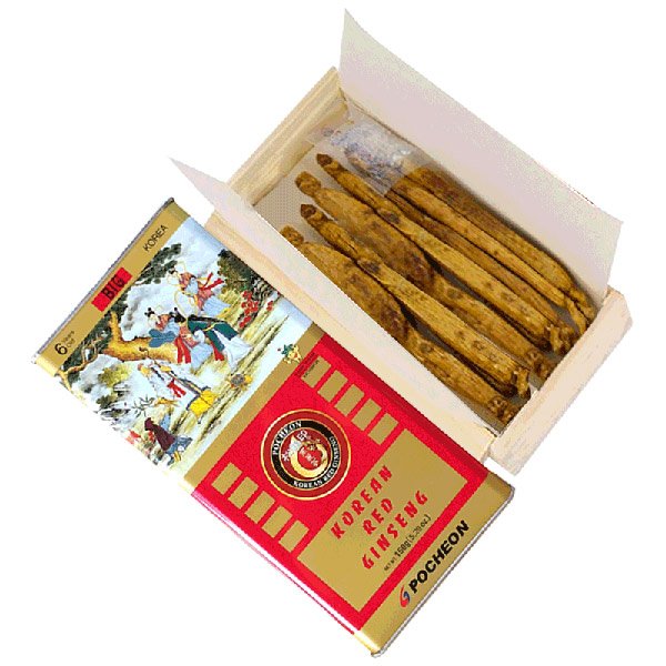 Sâm củ khô hộp thiếc Pocheon 300g (10 củ ) - Ảnh 2