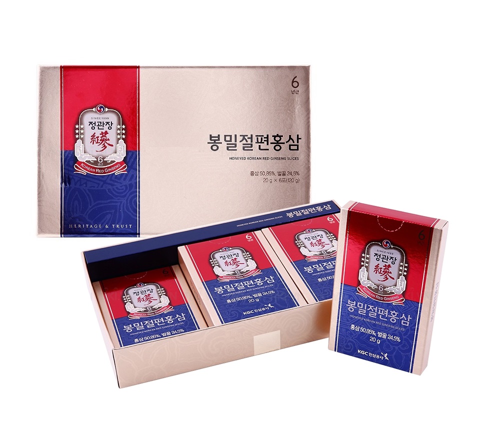 Hồng Sâm Tẩm Mật Ong KRG (Hộp 06 gói) - Ảnh 2