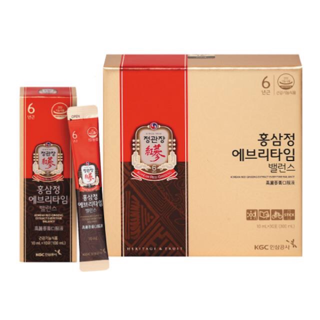 Tinh Chất Nước Hồng Sâm Pha Sẵn KGC Cheong Kwan Jang Balance 30 gói - Ảnh 4