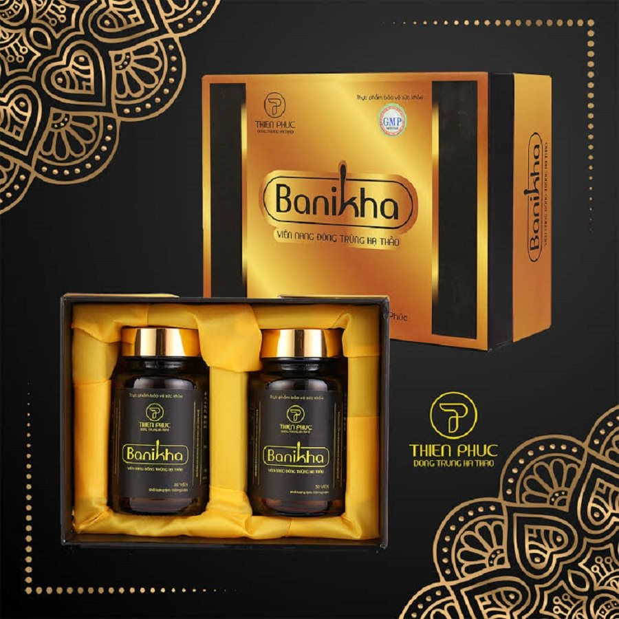 Thực phẩm bảo vệ sức khoẻ Viên nang đông trùng hạ thảo Banikha